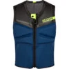 Mystic Block Kite Surfing Front-Zip Impact Vest - Navy/Lime -Sports Gear Store 2020 Mystic Block Impact Vest 35005 200108 422 01