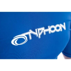 Typhoon Junior Flatlock Short Sleeve Rashguard - Aqua Blue -Sports Gear Store 2020 Typhoon Junior rash 2 03