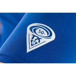 Typhoon Junior Flatlock Short Sleeve Rashguard - Aqua Blue -Sports Gear Store 2020 Typhoon Junior rash 2 06