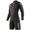 Mystic Brand 3/2mm Back-Zip Longarm Shorty Wetsuit - Black -Sports Gear Store 2021 Mystic Brand 32 Longarm Shorty Wetsuit Black 210315 900 01