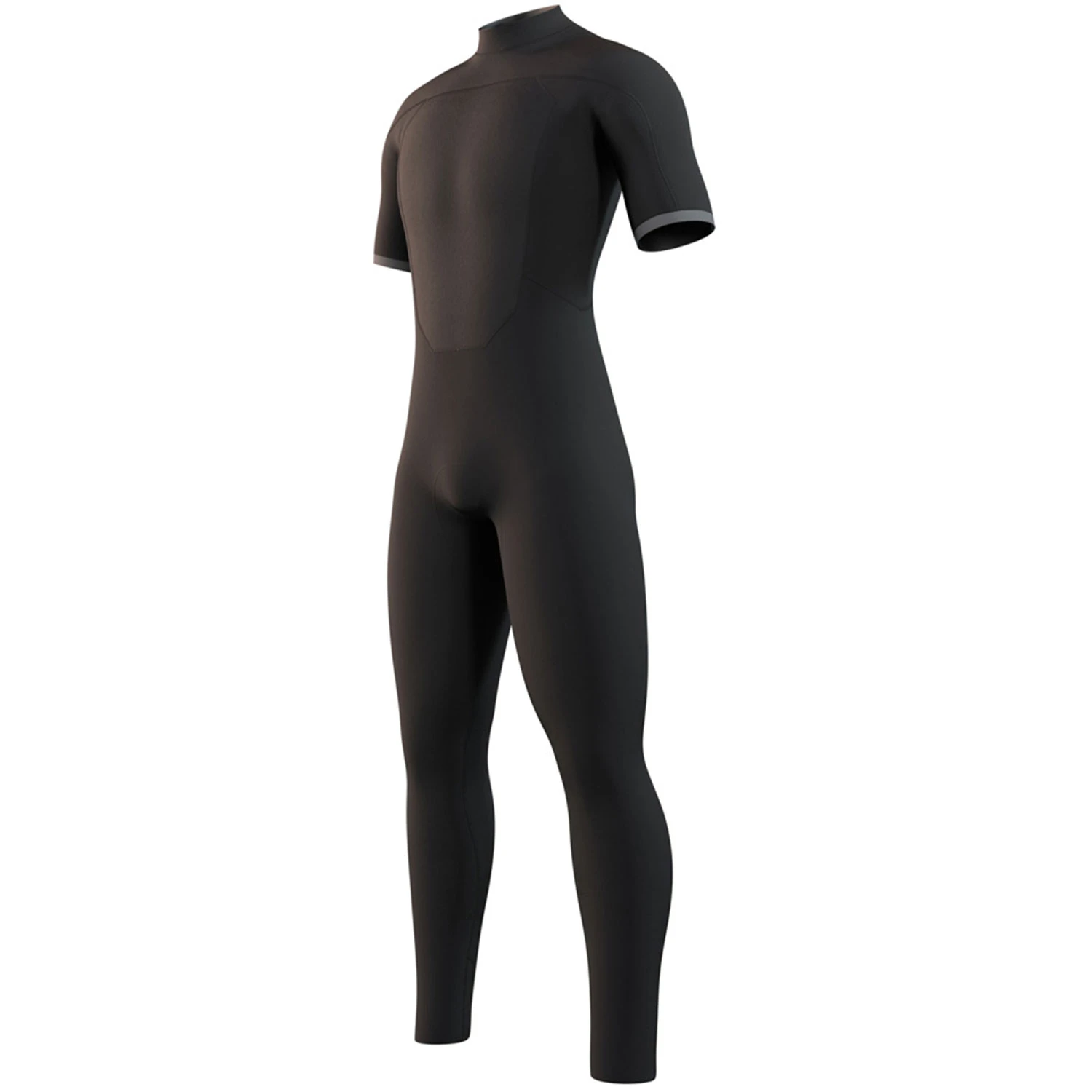 Mystic Brand 3/2mm Back-Zip Shortarm Flatlock Wetsuit - Black 5 Mystic Brand 3/2mm Back-Zip Shortarm Flatlock Wetsuit - Black - Image 3