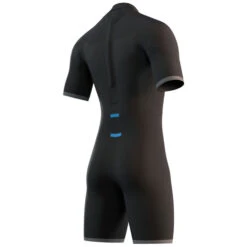 Mystic Brand 3/2mm Back-Zip Shorty Wetsuit - Global Blue -Sports Gear Store 2021 Mystic Brand 32 Shorty Wetsuit Global Blue 210316 417 04