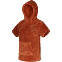 Mystic TEDDY Kids Poncho / Changing Robe - Rusty Red