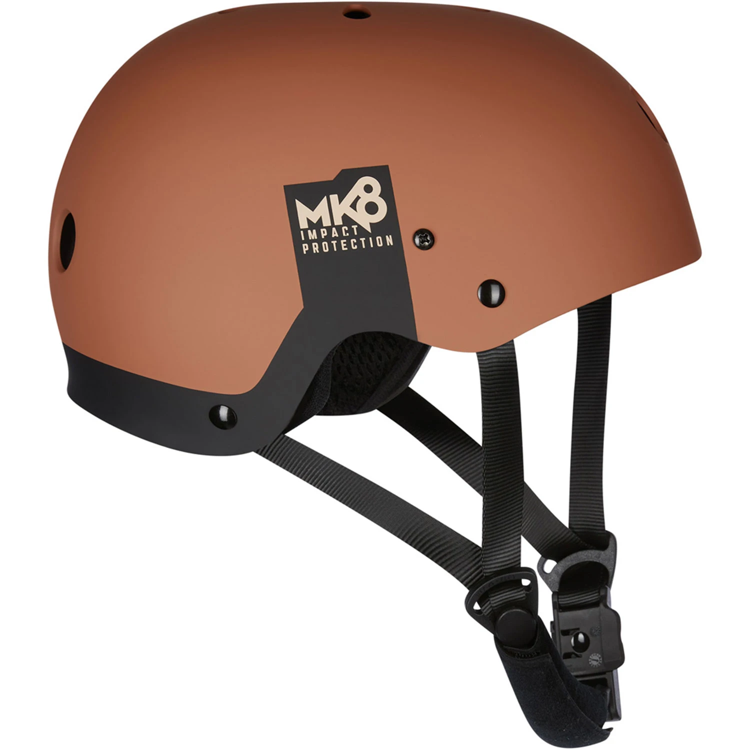 Mystic MK8X Kite & Wakeboarding Helmet - Rusty Red 4 Mystic MK8X Kite & Wakeboarding Helmet - Rusty Red - Image 2