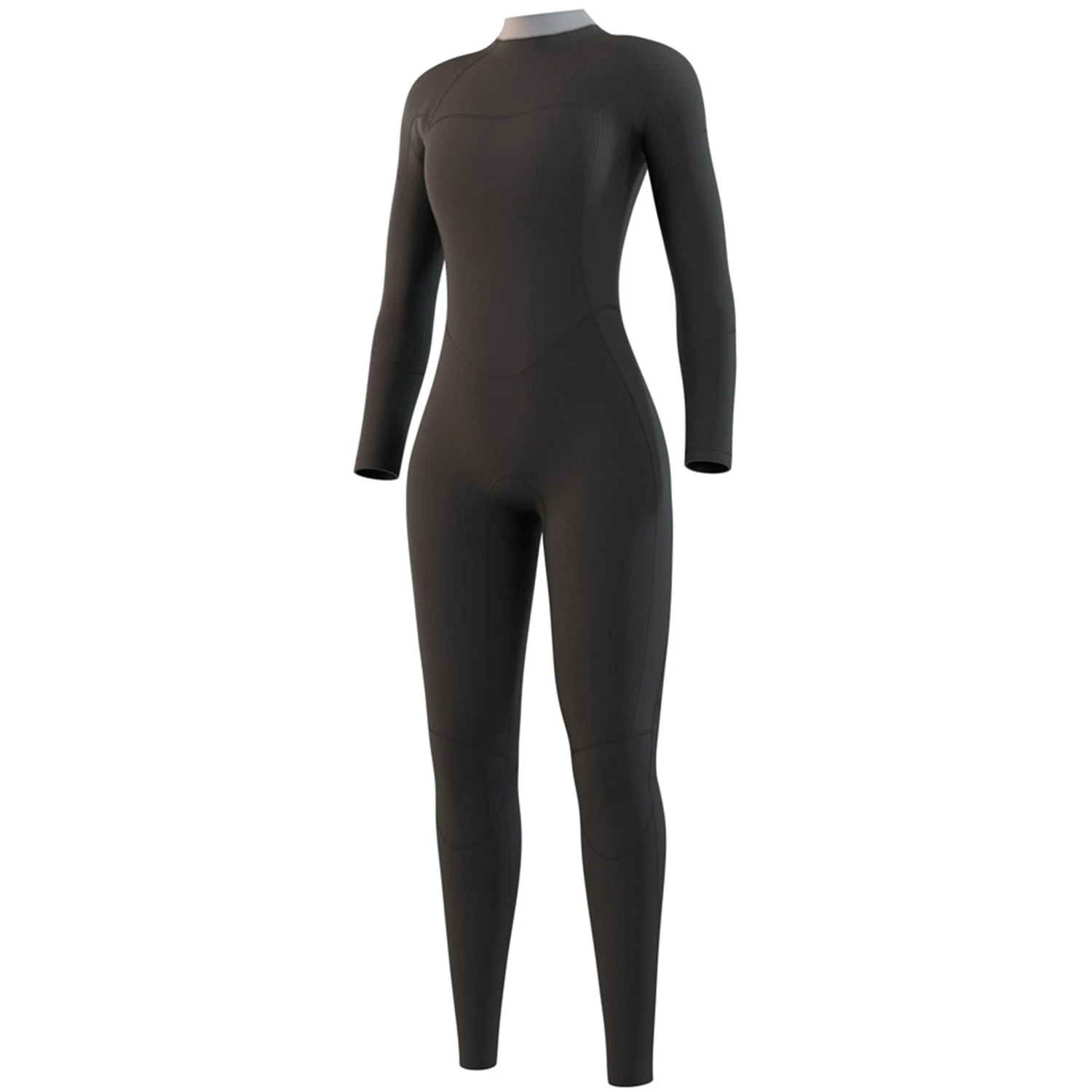 Mystic Womens Brand 3/2mm Back-Zip Flatlock Wetsuit - Night Blue 5 Mystic Womens Brand 3/2mm Back-Zip Flatlock Wetsuit - Night Blue - Image 3