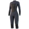 Mystic Womens Brand 3/2mm Back-Zip FL Shortleg Wetsuit - Night Blue -Sports Gear Store 2021 Mystic Womens Brand 32 Longarm Shortleg Wetsuit Night Blue 210320 449 01
