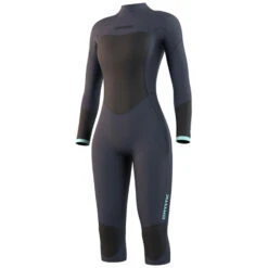Mystic Womens Brand 3/2mm Back-Zip FL Shortleg Wetsuit - Night Blue