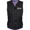 Mystic Womens DIVA FZip Wakeboard Impact Vest - Lisa Balou -Sports Gear Store 2021 Mystic Womens Diva Wakeboard Vest Black 200186 900 01