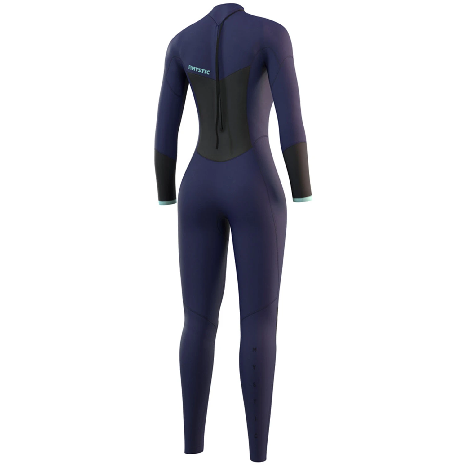 Mystic Womens Star 3/2mm Back-Zip Fullsuit Wetsuit - Night Blue 4 Mystic Womens Star 3/2mm Back-Zip Fullsuit Wetsuit - Night Blue - Image 2