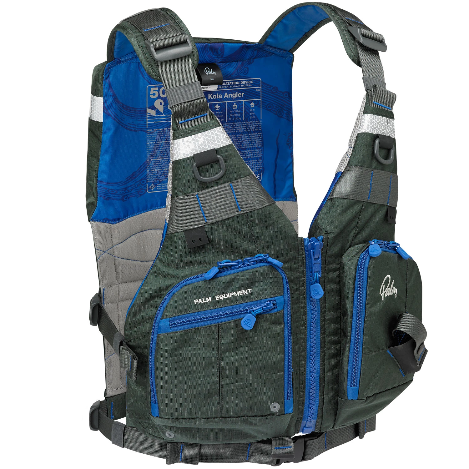 Palm Kola Angler PFD Buoyancy Aid - Jet Grey 3 Palm Kola Angler PFD Buoyancy Aid - Jet Grey