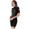 Rip Curl Womens Omega 1.5mm Shorty Wetsuit - Black -Sports Gear Store 2021 Rip Curl Womens Omega Shorty Wetsuit Black WSP9QW 0090 1