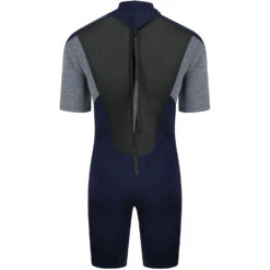 Typhoon Storm3 3/2mm Shorty Wetsuit - Navy/ Grey Marl -Sports Gear Store 2021 Typhoon Storm Shorty Navy Grey 250797 2