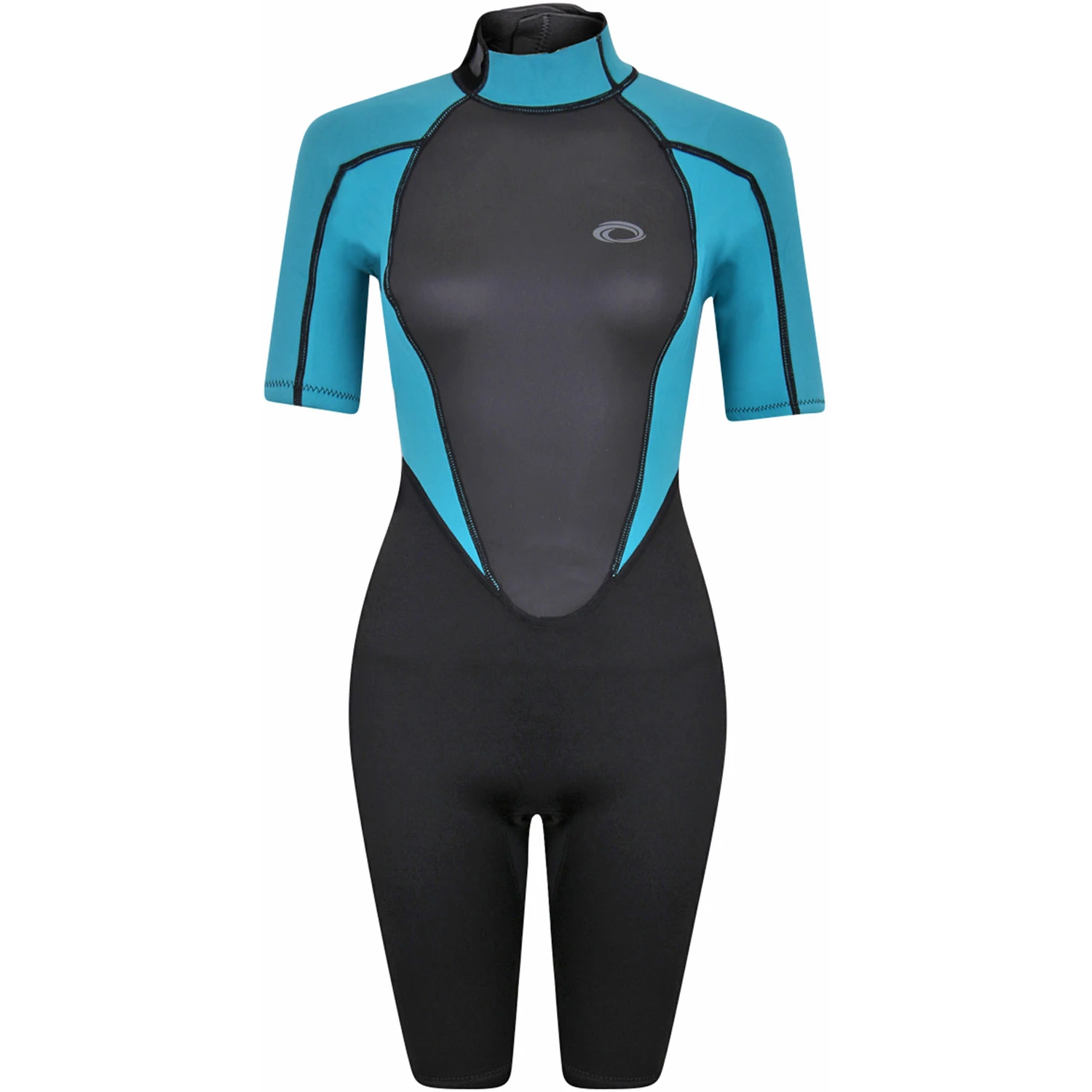 Typhoon Womens Storm3 3/2mm Shorty Wetsuit - Aqua 3 Typhoon Womens Storm3 3/2mm Shorty Wetsuit - Aqua
