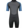 Typhoon Swarm3 3/2mm Shorty Wetsuit - Black/Blue Steel 1 Typhoon Swarm3 3/2mm Shorty Wetsuit - Black/Blue Steel -Sports Gear Store 2021 Typhoon Swarm Shorty Wetsuit 250983 swarm3shorty black bluesteel 1