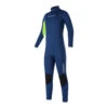 Mystic Junior Star 5/4mm Back-Zip Wetsuit - Night Blue -Sports Gear Store 2022 Mystic Junior Star 54mm Backzip Wetsuit Navy Lime 220040 449 01
