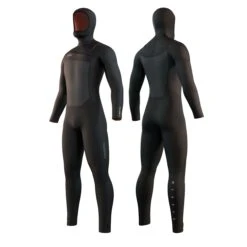 Mystic Voltt Hooded 6/4/3mm Front-Zip Fullsuit Wetsuit - Black -Sports Gear Store 2022 Mystic Voltt Hooded 643mm Chest zip Wetsuit