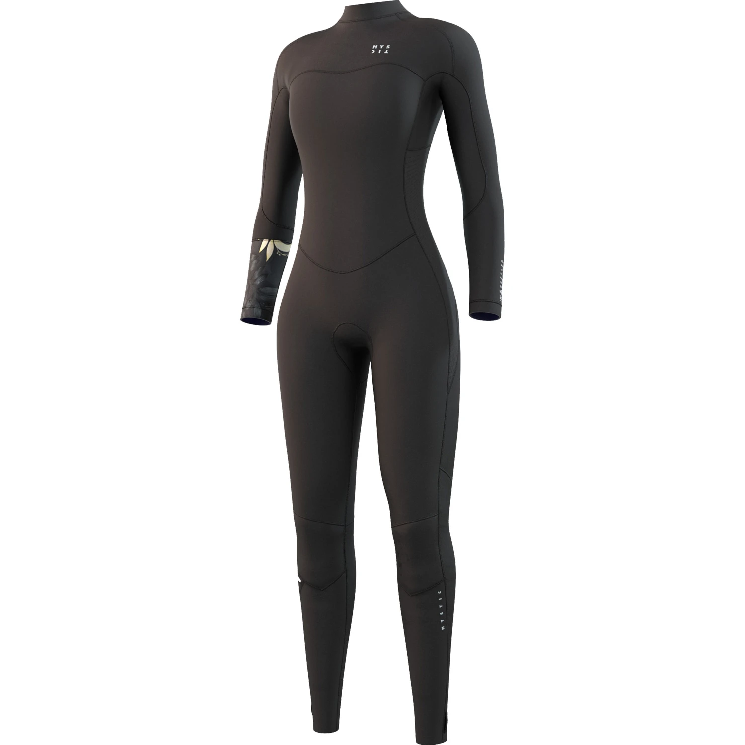 Mystic Womens Dazzled 5/3 Back Zip Wetsuit - Black 3 Mystic Womens Dazzled 5/3 Back Zip Wetsuit - Black
