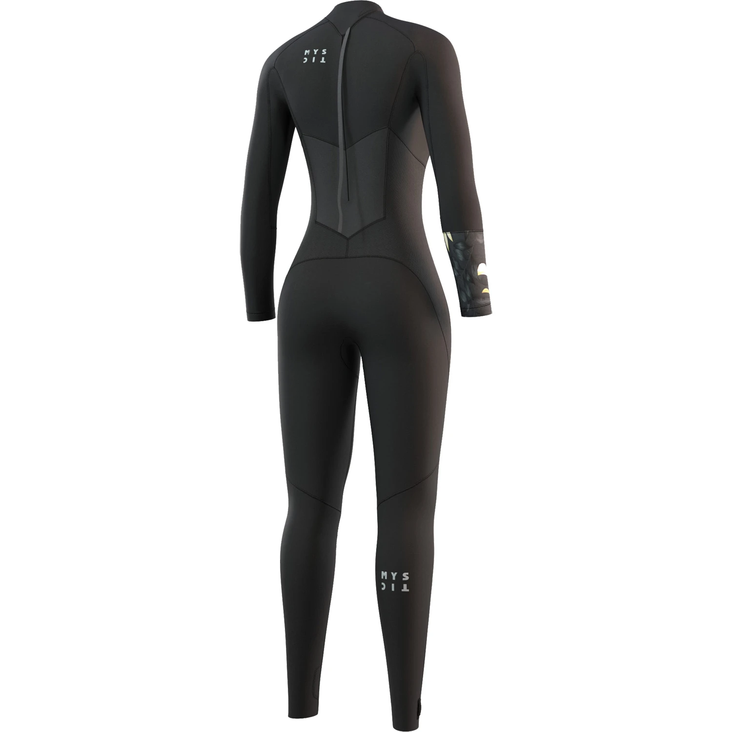 Mystic Womens Dazzled 5/3 Back Zip Wetsuit - Black 4 Mystic Womens Dazzled 5/3 Back Zip Wetsuit - Black - Image 2