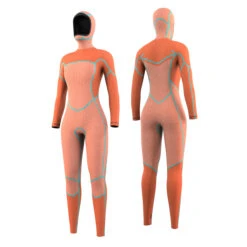 Mystic Womens Gem 6/4/3mm Hooded Wetsuit - Black -Sports Gear Store 2022 Mystic Womens Gem Hooded Wetsuit Black 2