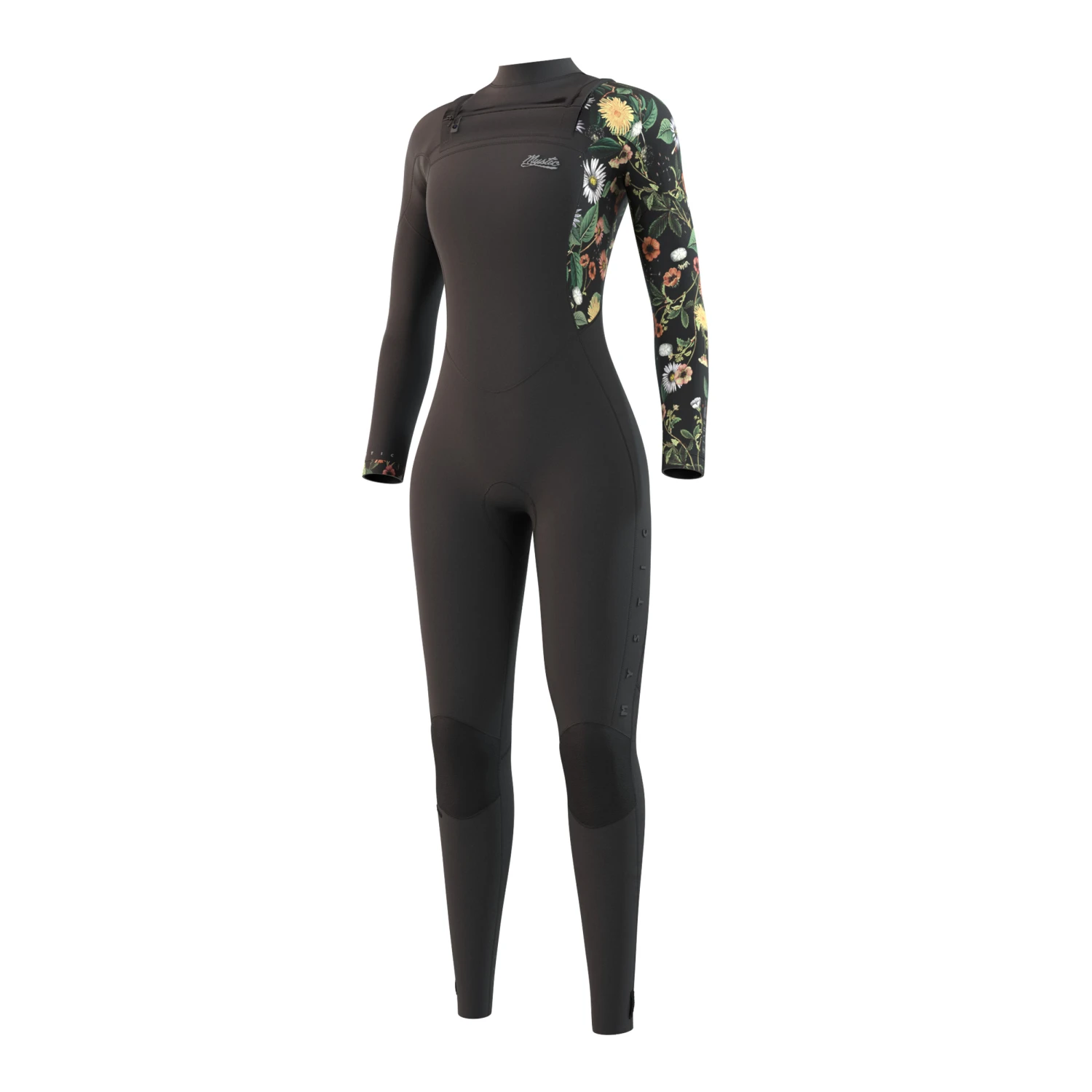 Mystic Womens Jayde 4/3mm Chest-Zip Wetsuit - Black 3 Mystic Womens Jayde 4/3mm Chest-Zip Wetsuit - Black