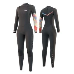 Mystic Womens Jayde 3/2mm Chest-Zip Wetsuit - Grey 6 Mystic Womens Jayde 3/2mm Chest-Zip Wetsuit - Grey -Sports Gear Store 2022 Mystic Womens Jayde Wetsuit Grey 1