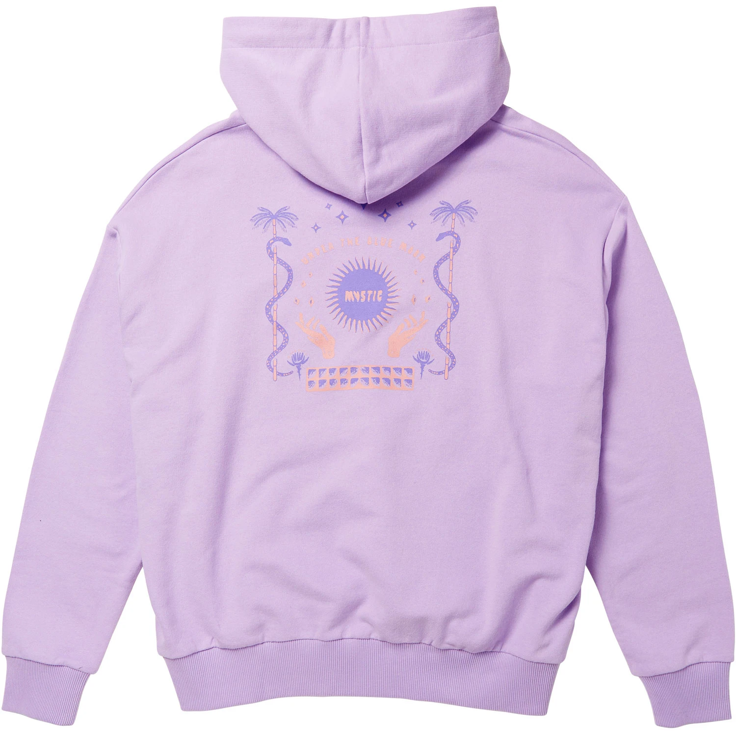 Mystic Womens Paradise Hoodie Sweat - Pastel Lilac 4 Mystic Womens Paradise Hoodie Sweat - Pastel Lilac - Image 2