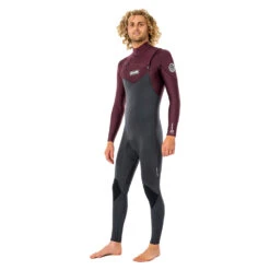 Rip Curl Dawn Patrol 5/3mm Chest Zip Wetsuit - Wine -Sports Gear Store 2022 Rip Curl Dawn Patrol Chest Zip 53 Wetsuit Wine WSM9GM 0463 1
