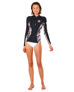 Rip Curl Womens G-Bomb 1mm Wetsuit Jacket - Black/Gold 10 Rip Curl Womens G-Bomb 1mm Wetsuit Jacket - Black/Gold -Sports Gear Store 2022 Rip Curl Womens G Bomb Wetsuit Jacket 112WWJ 5040 4