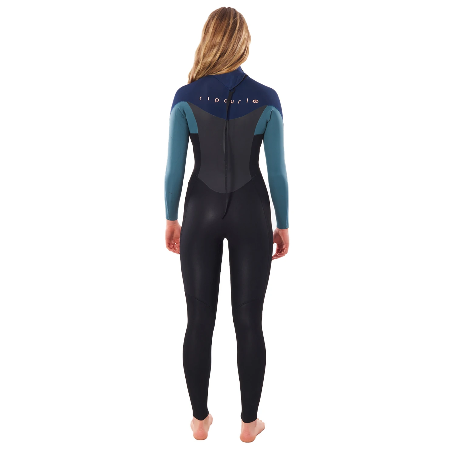 Rip Curl Womens Omega 5/3mm Back-Zip Wetsuit - Green 5 Rip Curl Womens Omega 5/3mm Back-Zip Wetsuit - Green - Image 3