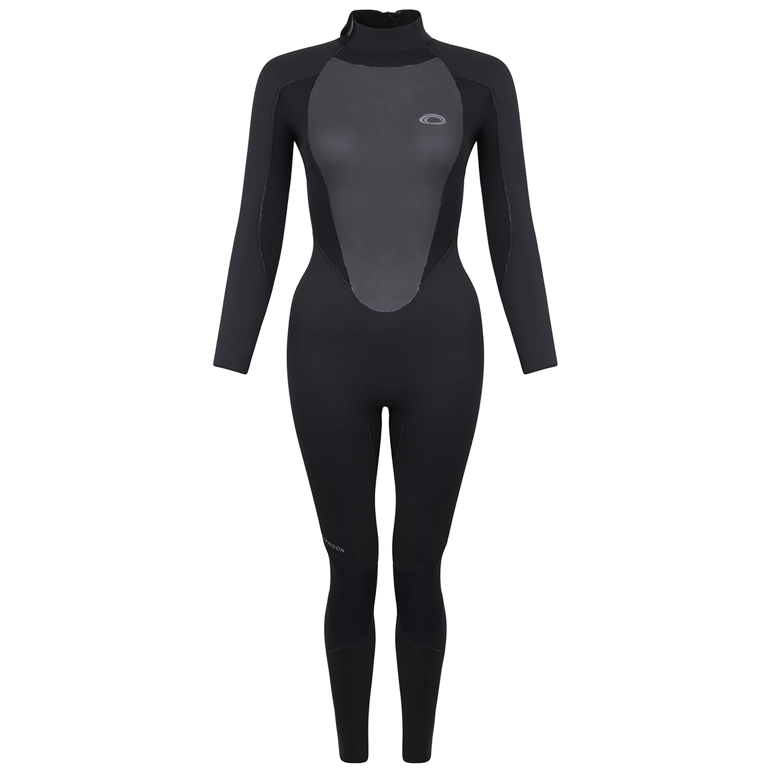 Typhoon Womens Storm5 5/4mm Backzip Wetsuit - Black 3 Typhoon Womens Storm5 5/4mm Backzip Wetsuit - Black