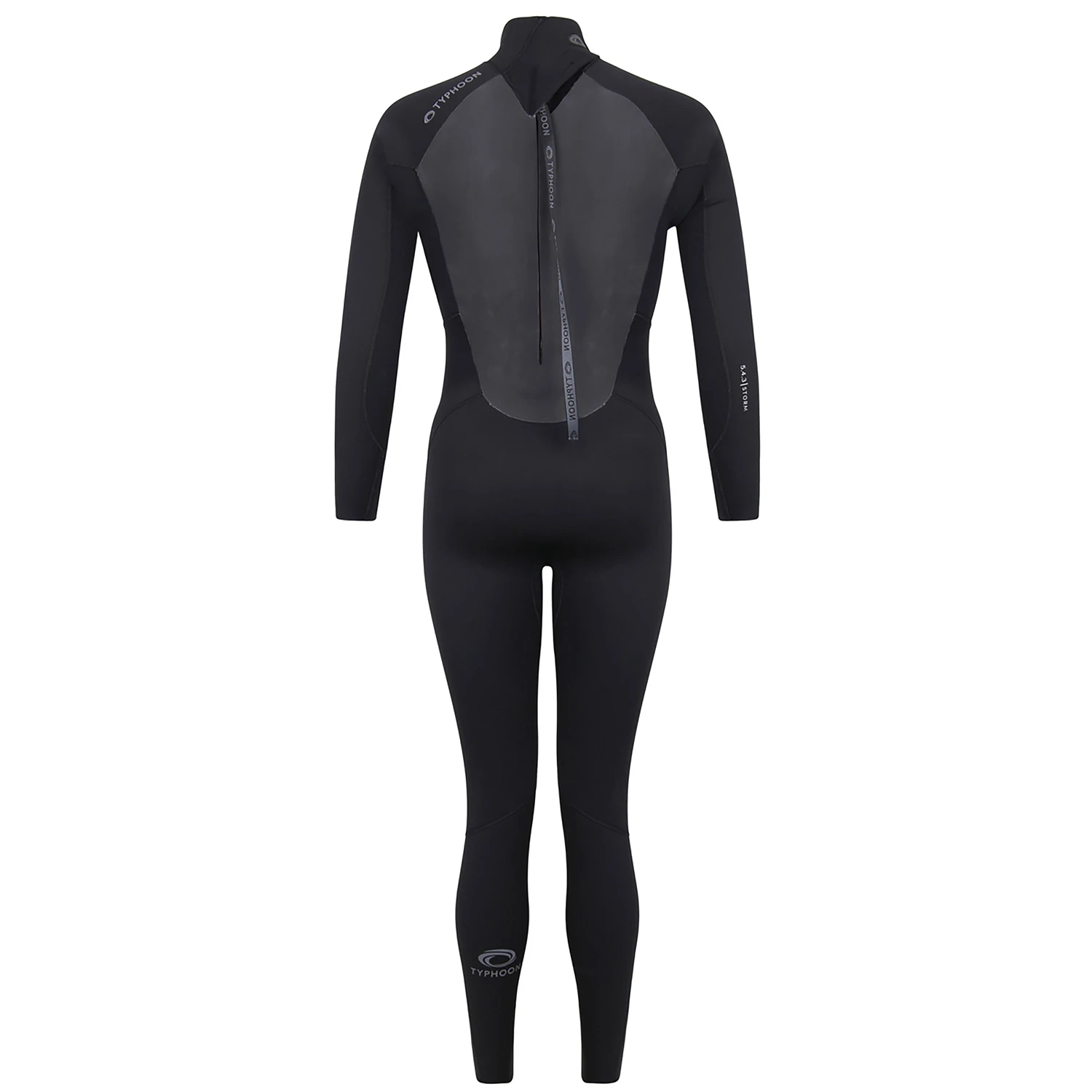Typhoon Womens Storm5 5/4mm Backzip Wetsuit - Black 4 Typhoon Womens Storm5 5/4mm Backzip Wetsuit - Black - Image 2