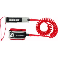 Cressi Coiled SUP Leash 10ft - Red -Sports Gear Store 2022 cressi coiled sup leash NP001078 3