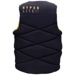 Hyperlite Riot NCGA Wakeboard Vest - Black/Yellow -Sports Gear Store 2022 hyperlite riot ncga wakeboard vest black yellow 1