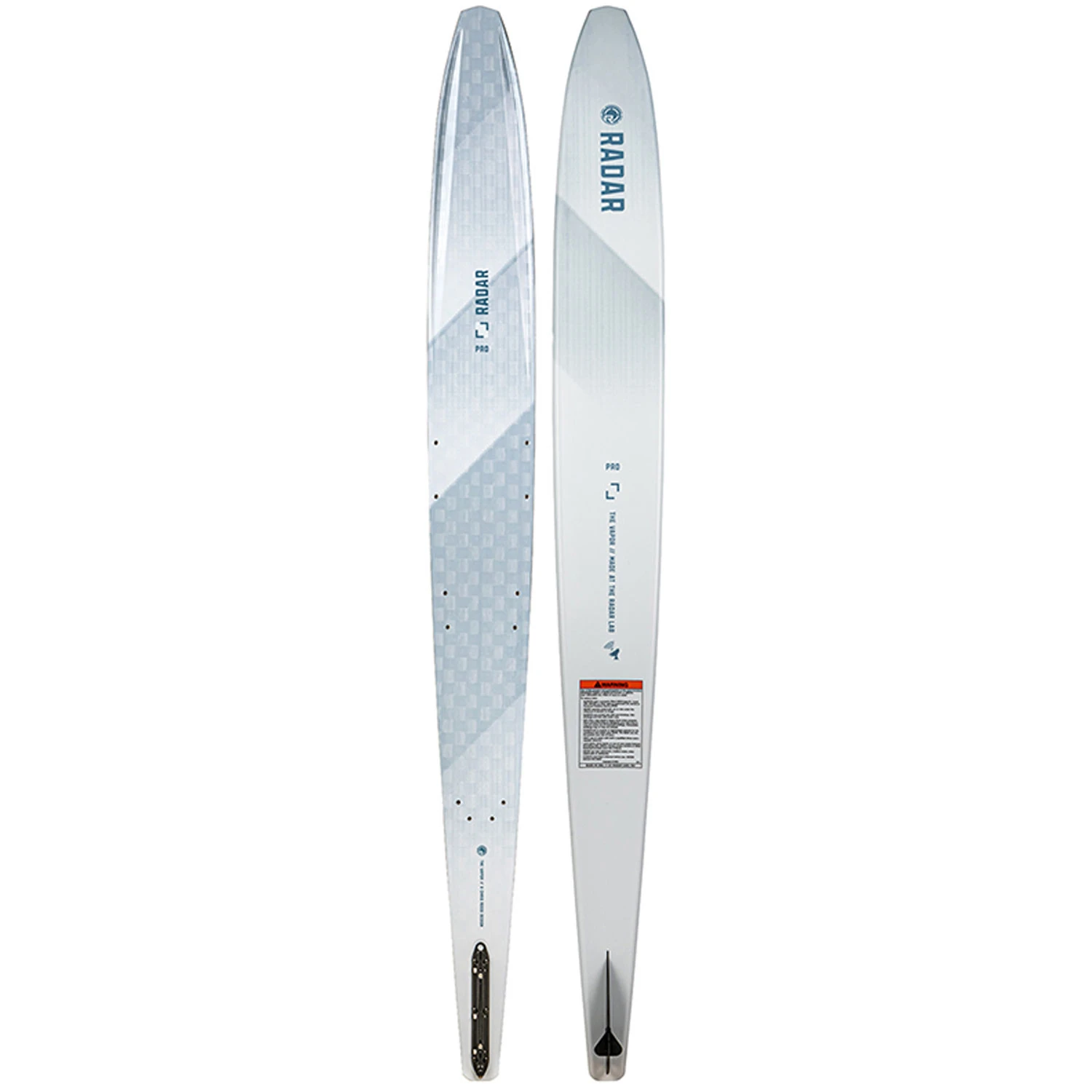 Radar Pro Build Vapor Waterski - White/Textreme 5 Radar Pro Build Vapor Waterski - White/Textreme - Image 3