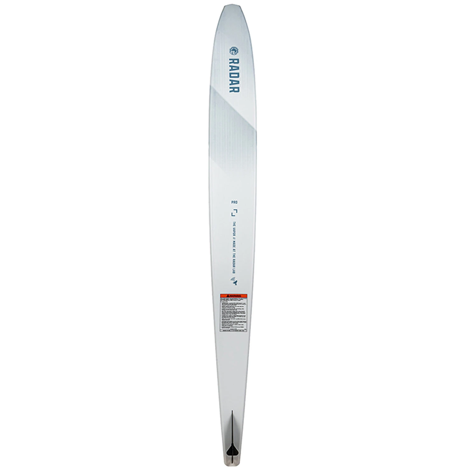 Radar Pro Build Vapor Waterski - White/Textreme 4 Radar Pro Build Vapor Waterski - White/Textreme - Image 2