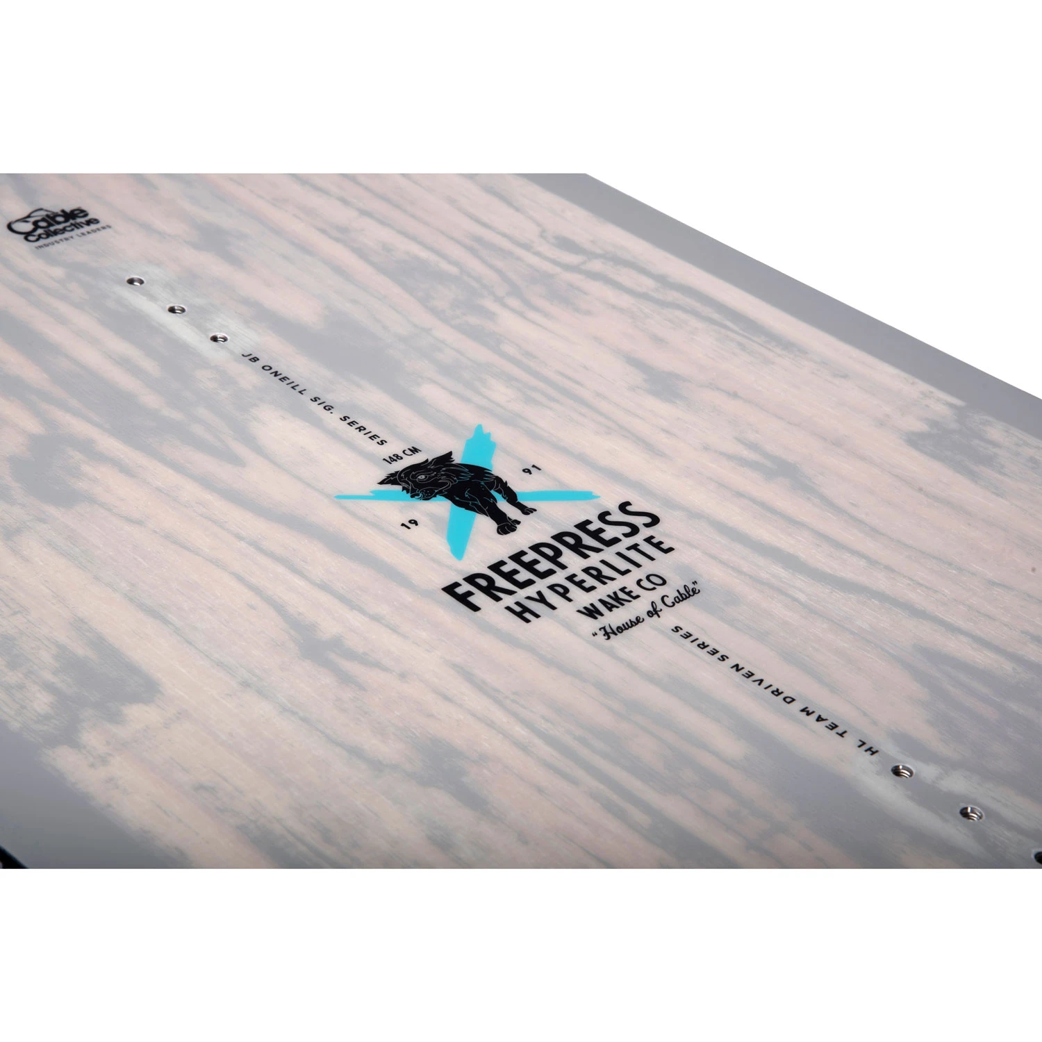 Hyperlite Freepress JB ONeill Signature Cable Wakeboard - 148cm 6 Hyperlite Freepress JB ONeill Signature Cable Wakeboard - 148cm - Image 4