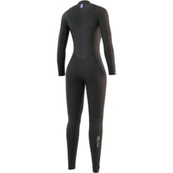 Mystic Womens Jayde 4/3mm Chest-Zip Fullsuit Wetsuit - Black -Sports Gear Store 2023 Mystic Jayde Fullsuit Double Front Zip Wetsuit Black 2 1