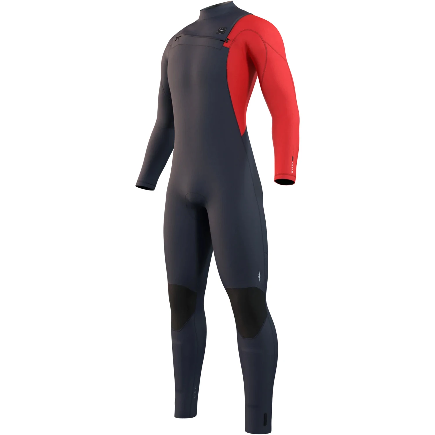 Mystic Marshall 5/3mm Front-Zip Fullsuit Wetsuit - Navy Red 3 Mystic Marshall 5/3mm Front-Zip Fullsuit Wetsuit - Navy Red