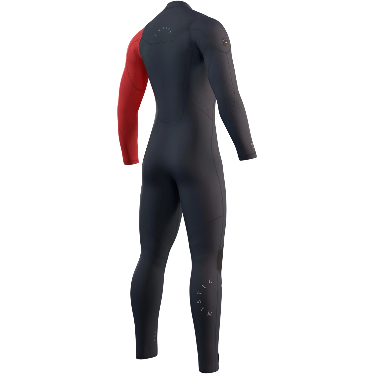 Mystic Marshall 5/3mm Front-Zip Fullsuit Wetsuit - Navy Red 4 Mystic Marshall 5/3mm Front-Zip Fullsuit Wetsuit - Navy Red - Image 2