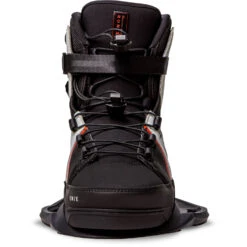 Ronix Atmos EXP Wakeboard Boots - Black/Dove/Red -Sports Gear Store 2023 RONIX BOOTS ATMOS LEFT TOE