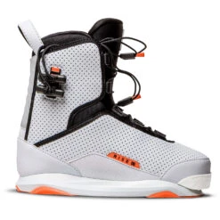 Ronix Rise Intuition Wakeboard Boots - White/Peach 13 Ronix Rise Intuition Wakeboard Boots - White/Peach -Sports Gear Store 2023 RONIX BOOTS RISE LEFT MEDIAL