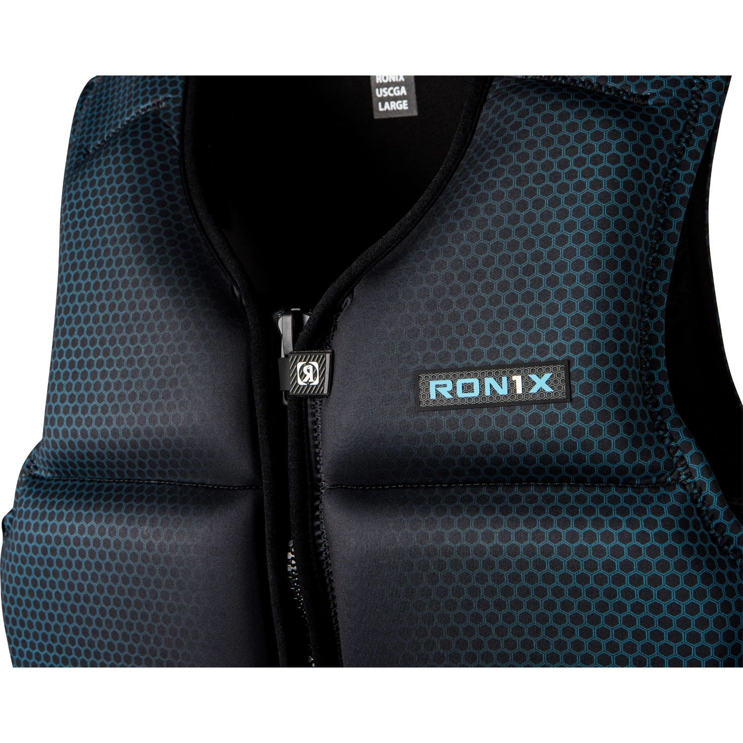 Ronix ONE Capella 3 CGA Impact Vest - Black/Azure Blue 7 Ronix ONE Capella 3 CGA Impact Vest - Black/Azure Blue - Image 5