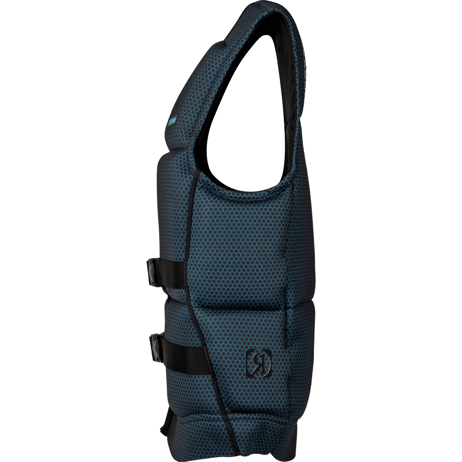 Ronix ONE Capella 3 CGA Impact Vest - Black/Azure Blue 8 Ronix ONE Capella 3 CGA Impact Vest - Black/Azure Blue - Image 6