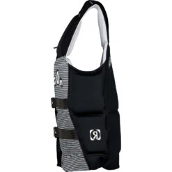 Ronix Volcom Capella 3 CGA Impact Vest - Black / White Clippings -Sports Gear Store 2023 RONIX CGA VEST CAPELLA 3.0 VOLCOM SIDE