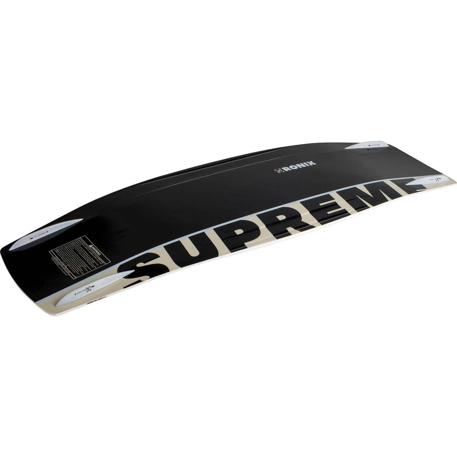 Ronix Supreme Air Core 3 Boat Wakeboard - Black/Sand 4 Ronix Supreme Air Core 3 Boat Wakeboard - Black/Sand - Image 2