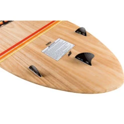 Ronix Element Core Blunt Nose Skimmer - Paulownia/Sunset -Sports Gear Store 2023 RONIX WAKESURFER BLUNT NOSE SKIMMER BASE INSET 1