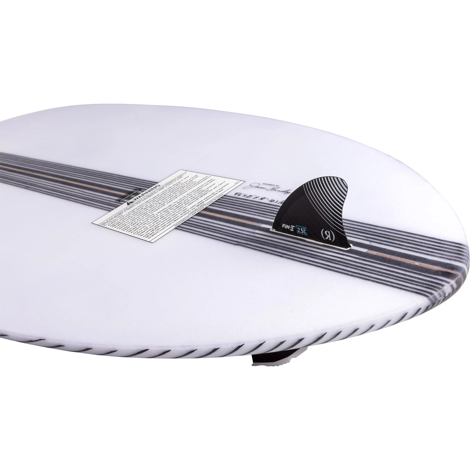 Ronix Flyweight Pro Skimmer - Glacier White/Carbon 6 Ronix Flyweight Pro Skimmer - Glacier White/Carbon - Image 4