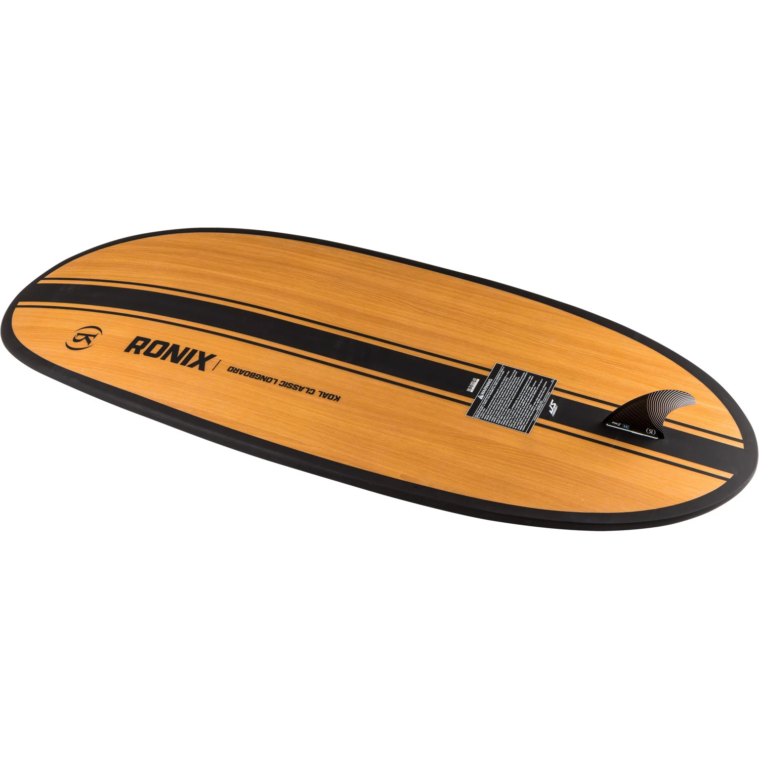 Ronix Koal Classic Longboard Wakesurfer - Matt Black/Redwood 4 Ronix Koal Classic Longboard Wakesurfer - Matt Black/Redwood - Image 2