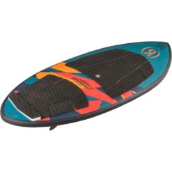 Ronix Standard Core Skimmer - Teal/Red/Orange -Sports Gear Store 2023 RONIX WAKESURFER STANDARD CORE SKIMMER TOP ANGLE 2