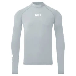 Gill ZenZero Rash Vest Long Sleeve - Light Grey